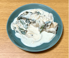 サケの豆乳クリーム煮